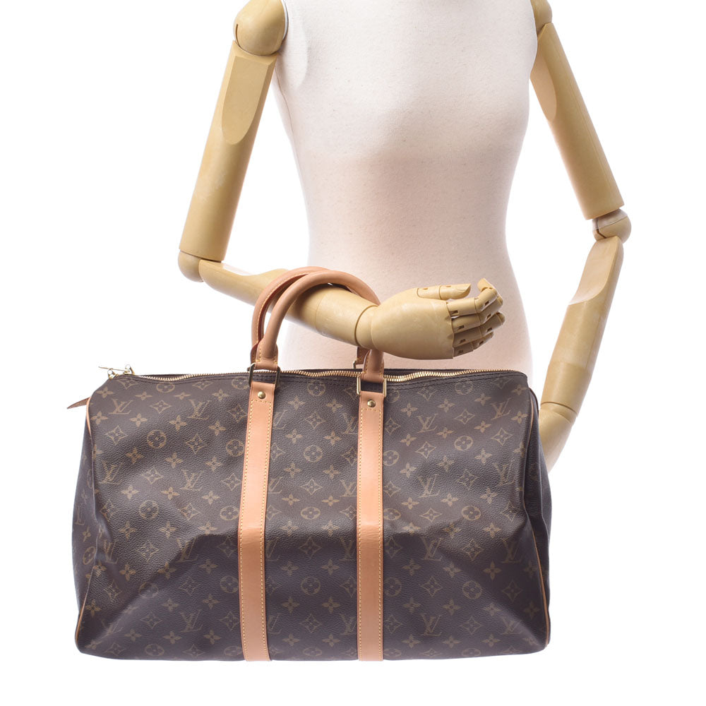 ルイヴィトンキーポル45 14145 ブラウン ユニセックス モノグラム