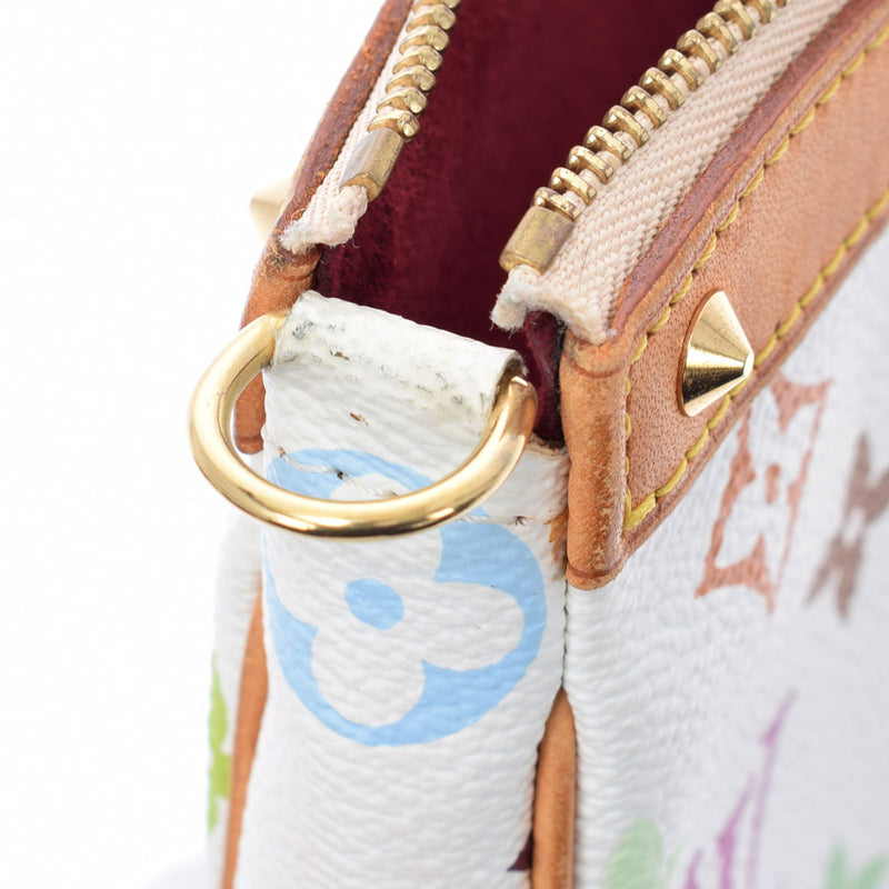 ルイヴィトンポシェット アクセソワール 14144 ブロン(白) レディース