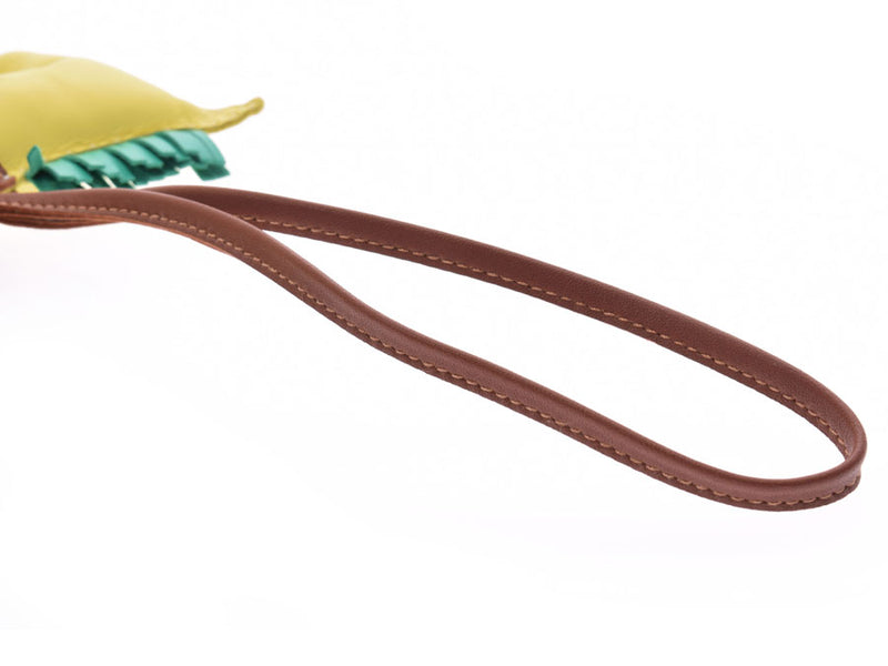 エルメスロデオGM 馬型チャーム ライム/ミント/茶 ユニセックス レザー