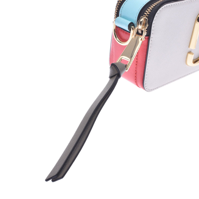 マークジェイコブススナップショット 2WAYバッグ 白/マルチ レディース