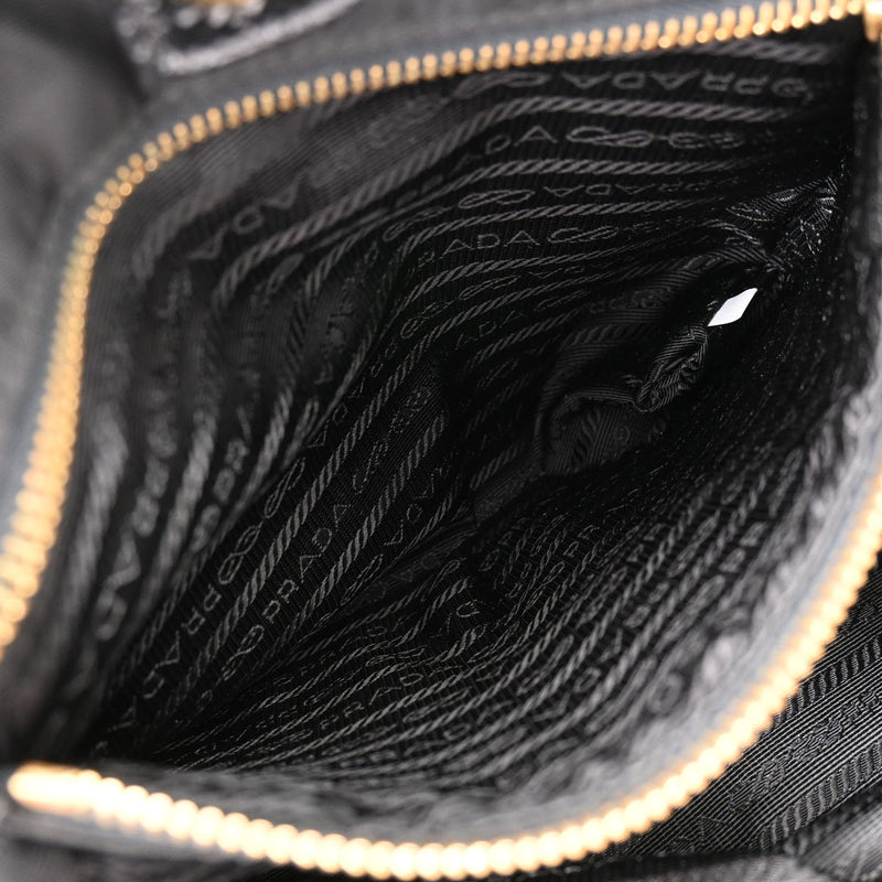 プラダ 黒 ゴールド金具 レディース ナイロン トートバッグ BN1755