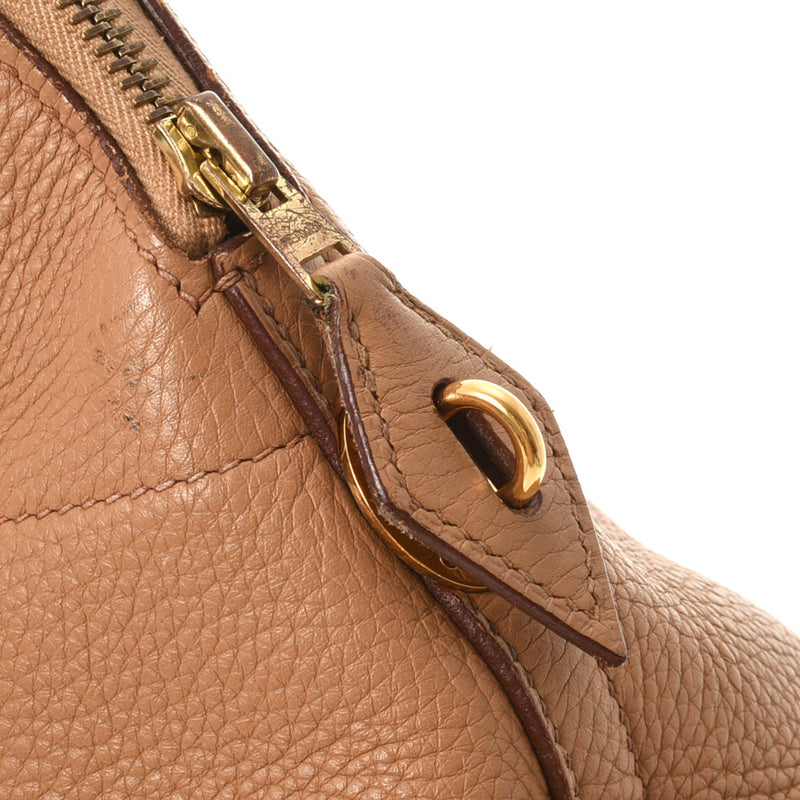 エルメスボリード31 2WAY タバックキャメル ゴールド金具 □L刻印(2008