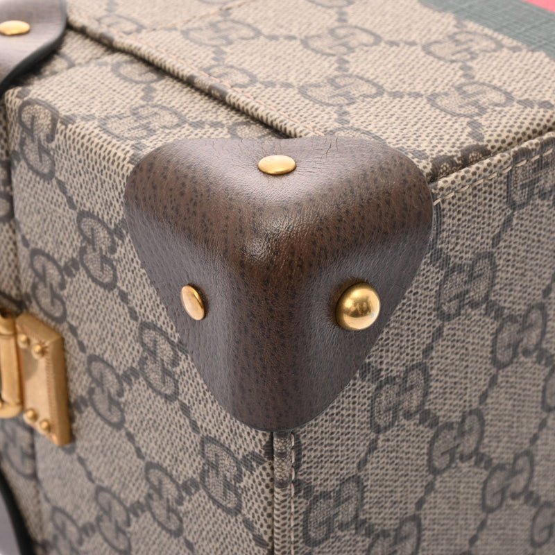 グッチサヴォイ ジュエリーケース ベージュ/エボニー ゴールド金具