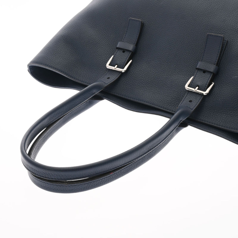 ルイヴィトンカバ ヴォワヤージュ ネイビー メンズ トリヨンレザー