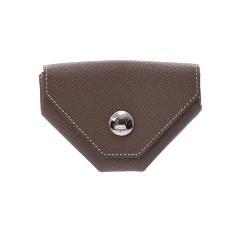 エルメスルヴァンキャトル 小銭入れ エトゥープ SV金具 A刻印(2017年頃