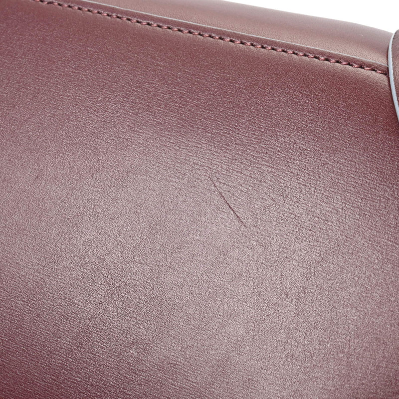 セリーヌラゲージ マイクロショッパー ボルドー/水色 レディース