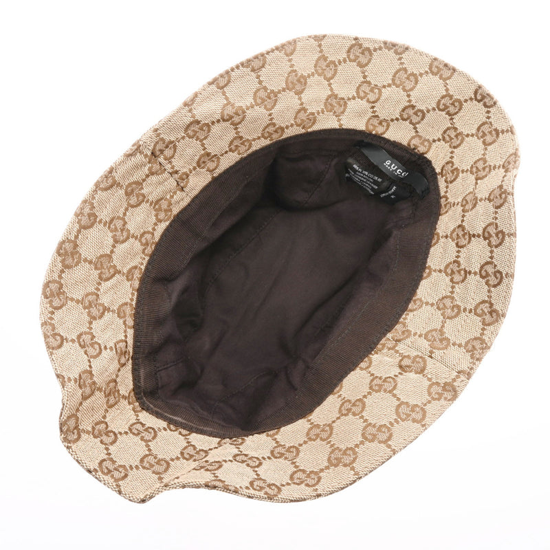 グッチハット サイズM ベージュ メンズ GGキャンバス ハット GUCCI