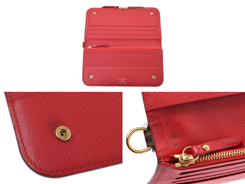 ルイヴィトン モノグラム ポルトフォイユ アンソリット ルージュ