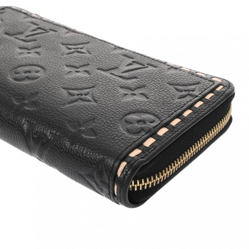 ルイヴィトンジッピーウォレット ホワイトステッチ 43006 ノワール