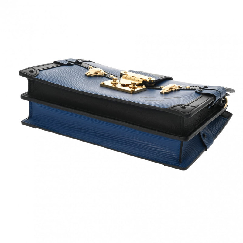 ルイヴィトントランククラッチ 2WAY 14127 ブルー/ブラック レディース