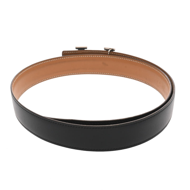 エルメス Hベルト トゥアレグバックル サイズ90cm ブラック/ナチュラル