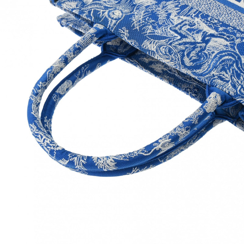 クリスチャンディオールブックトート ミディアムサイズ ブルー