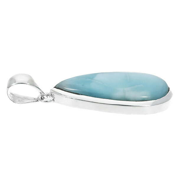 ラリマー シルバー ペンダントトップ 雫 天然石 パワーストーン