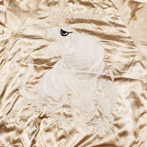 ハワイ柄刺繍リバーシブルスカジャン | 神奈川みやげっと - 神奈川の