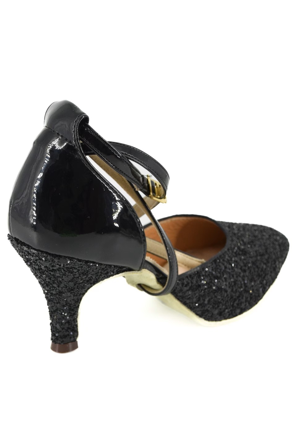7cmヒール】レディース パーティー（兼用）シューズ 203 ブラック 社交