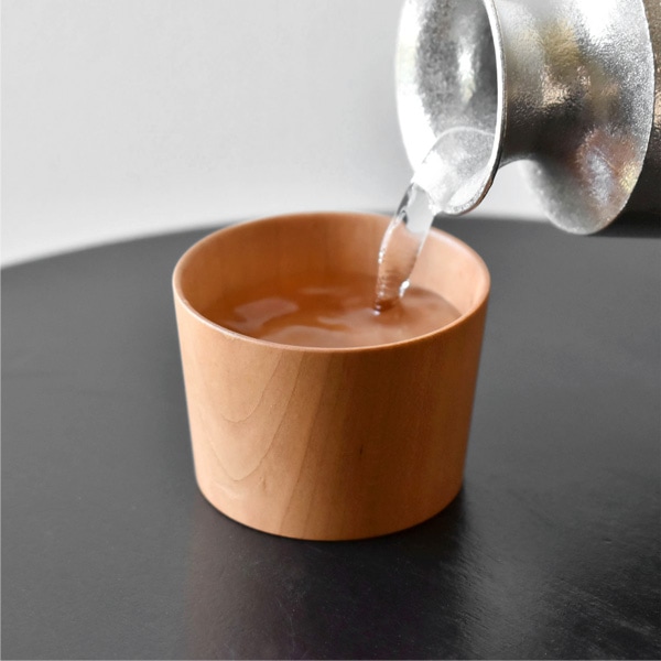 Hacoa×能作】「Sake Cup」天然木のお猪口のみ（Sake Set用） | Hacoa