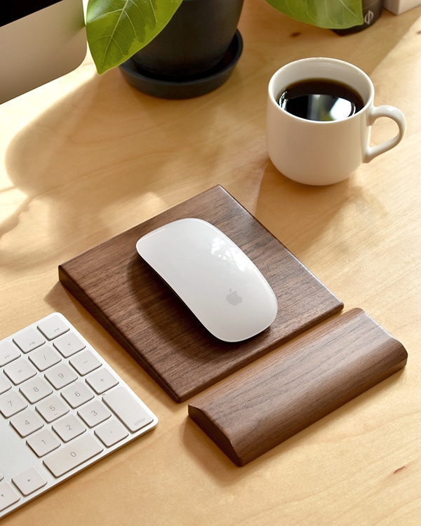 Mouse Pad」自分のスタイルに合わせられる木製マウスパッド/デザイン