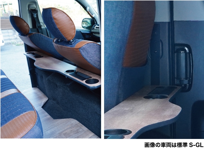 きなこ様専用ハイエースセカンドテーブル(BK)1100mm×300mm ハイエース