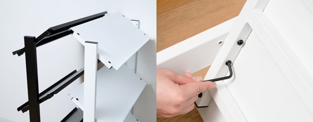 ディスプレイ2WAYラック4D｜収納棚｜ディスプレイ｜店舗｜什器｜展示用