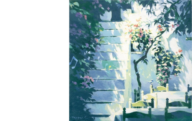 ☆限定サイン本 笹倉鉄平画集 ヨーロッパやすらぎの時間｜求龍堂