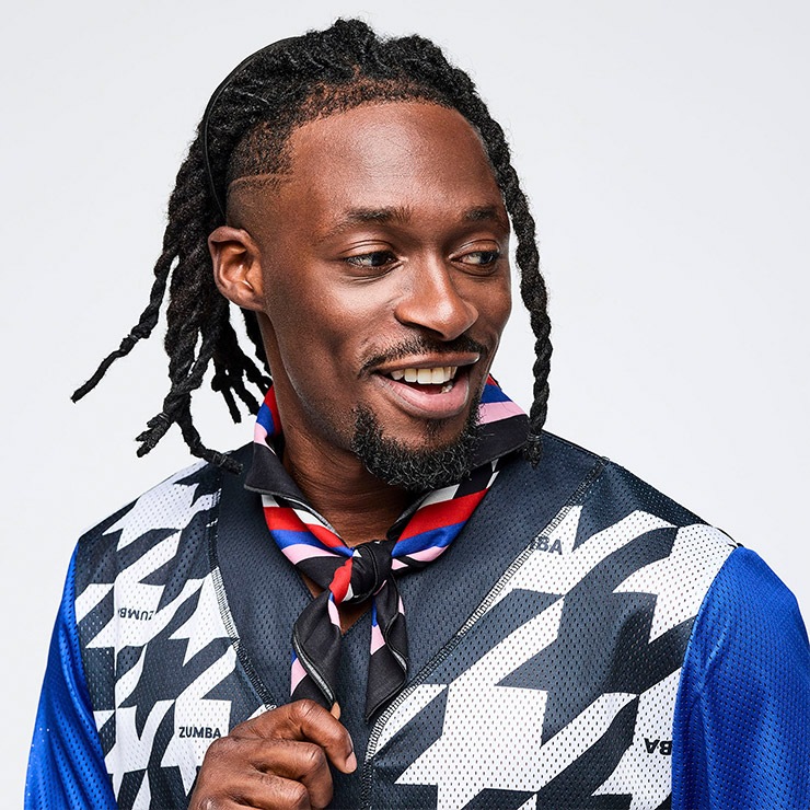 ZUMBA ズンバ 正規品 ウェア グッズ バンダナ 2枚組 チェック