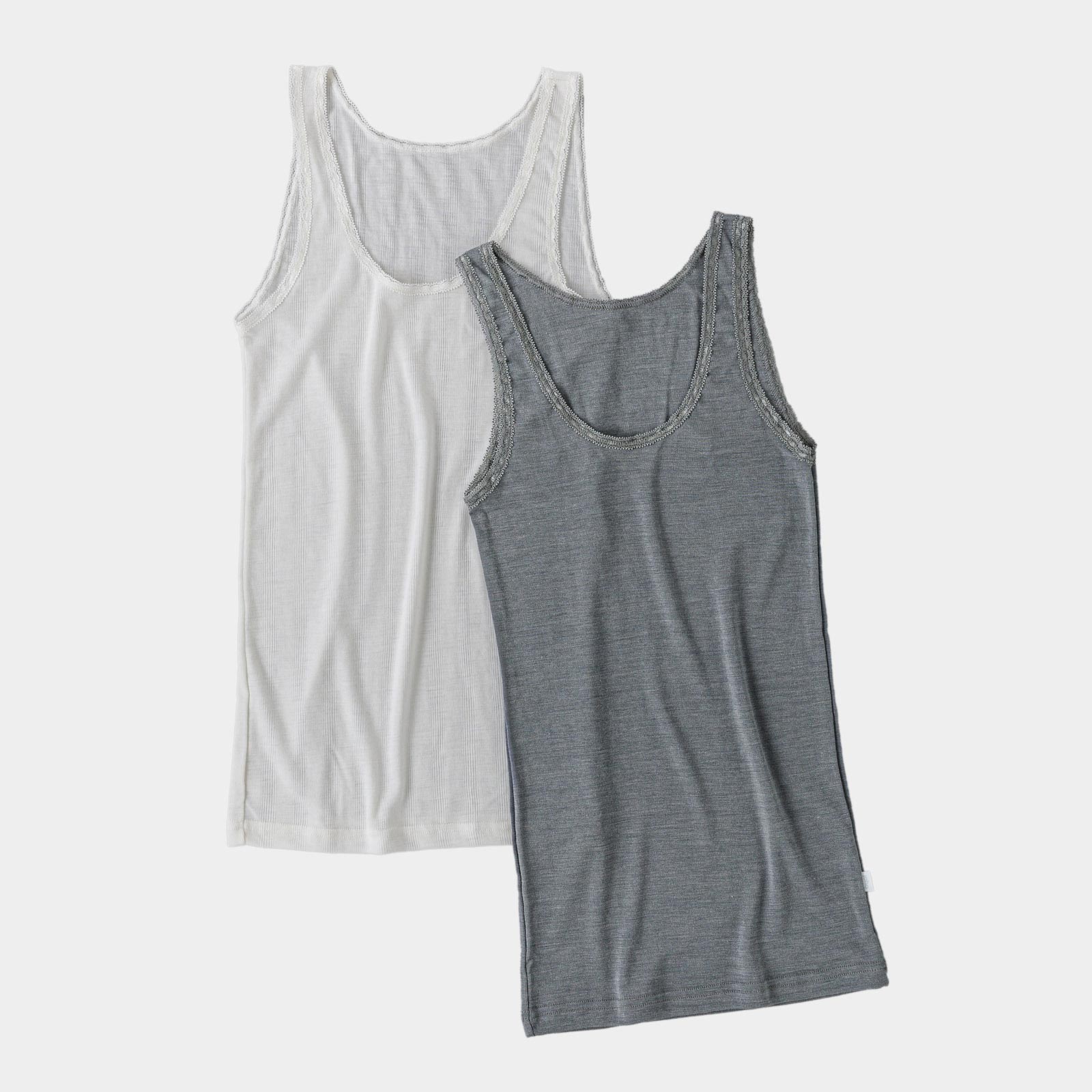 VICTORIA タンクトップ グレイ