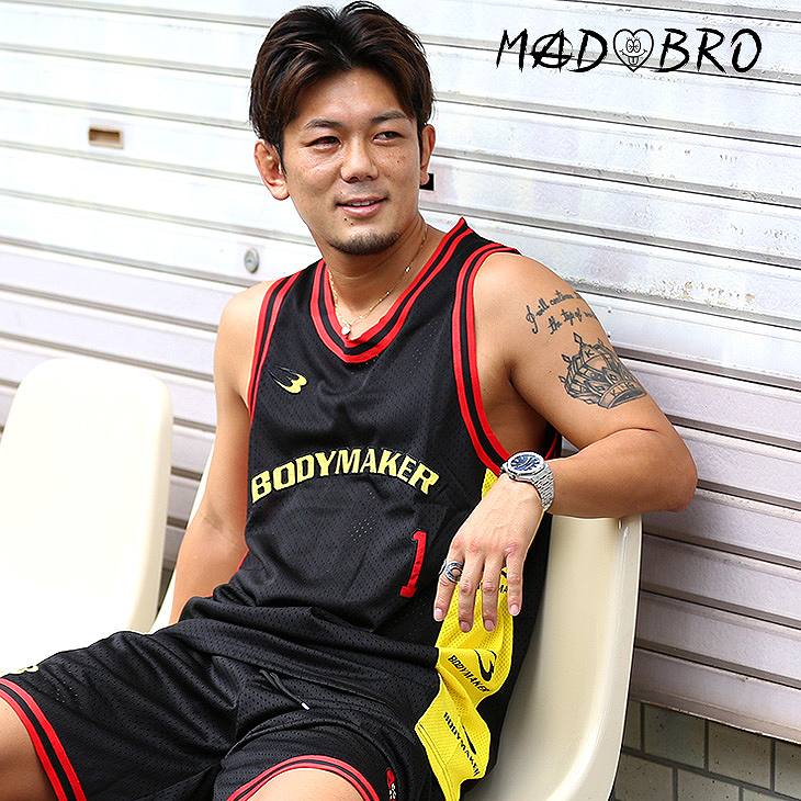MADBRO×BODYMAKER Mesh Tanktop トップス｜皇治プロデュースブランド