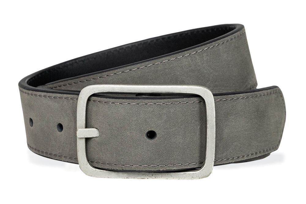 革ベルト メンズ リバーシブル MAXWELL GRAY グレー｜ 【公式】モラル