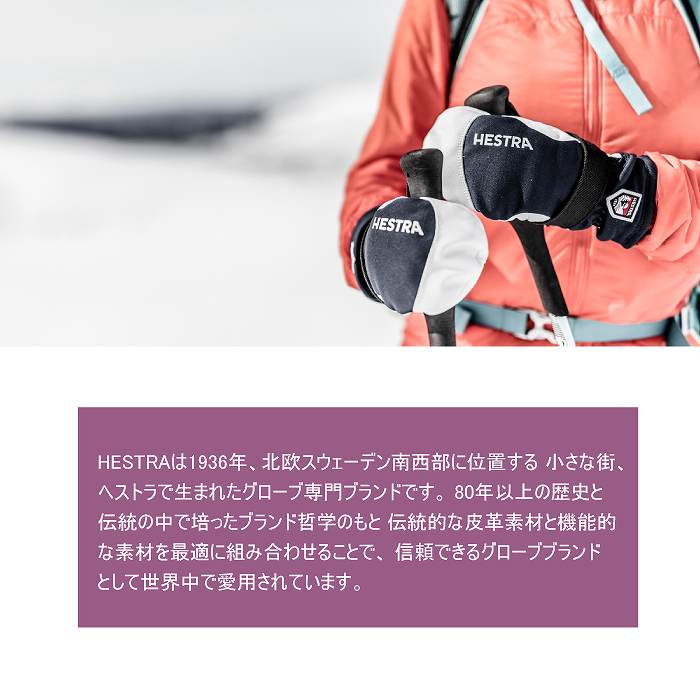 HESTRA ヘストラ スノーグローブ 3-FINGER GTX FULL LEATHER 3