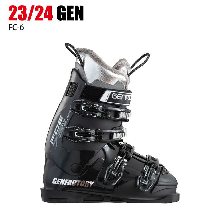 旧モデル ゲン スキーブーツ 2025 GEN FC 6 BK エフシー 厳 幅広 快適