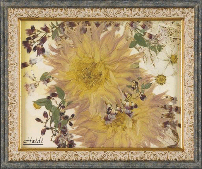 油絵額縁 8203/アンティークゴールド F3号（273×220mm） 前面UVカット