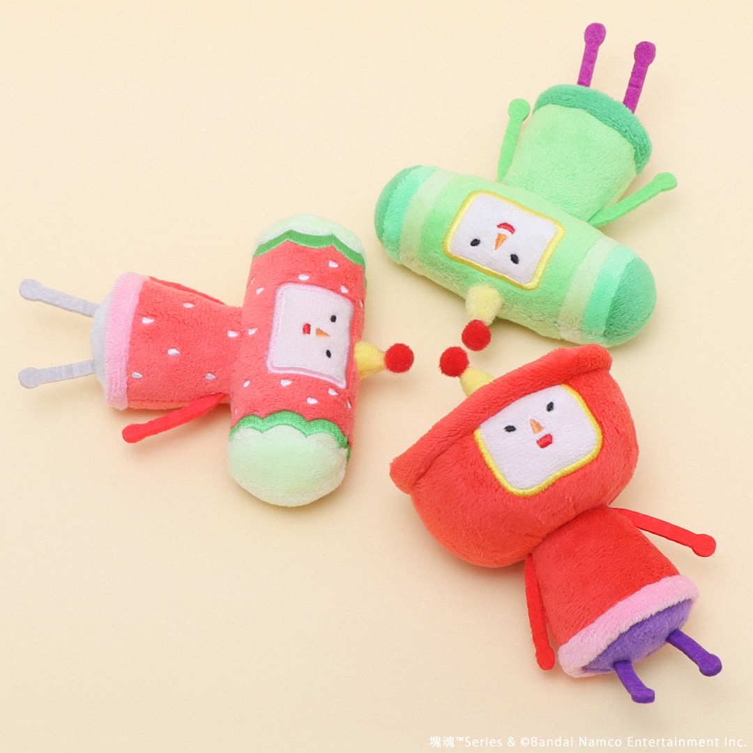 塊魂」ミソ＆イチゴチャンのヌイグルミキーホルダーが発売開始！