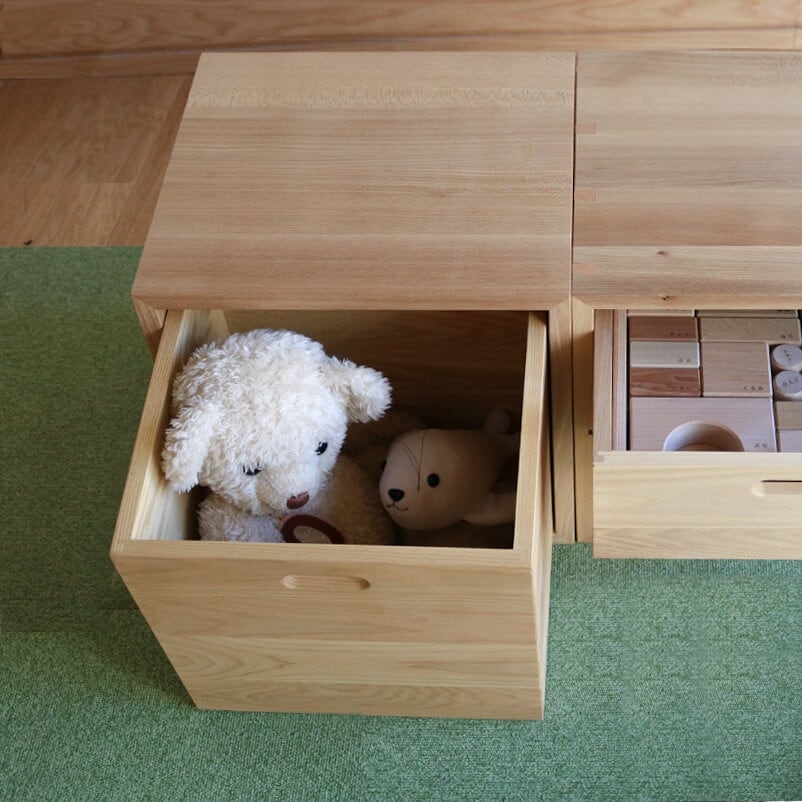 飛騨の家具 KOBOX（L）【整理整頓や収納にも便利な収納家具】｜オーク