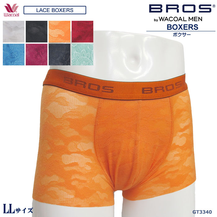 即日出荷可 ワコールWacoal メンズ ブロス BROS (LL) レースボクサー