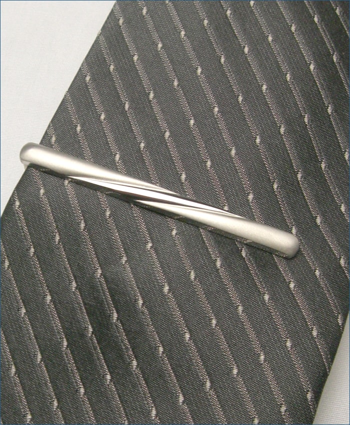 ホワイトゴールドネクタイピン K18WG-012｜貴金属ネクタイピン通販専門