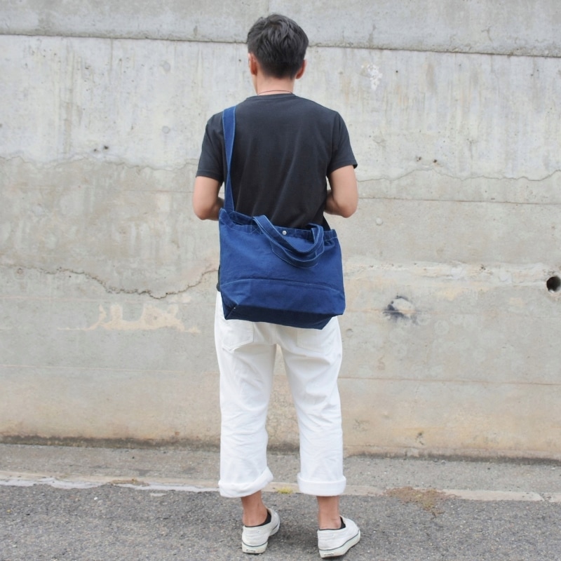藍染め2wayトートバッグ｜拘りのメンズレディースギフト