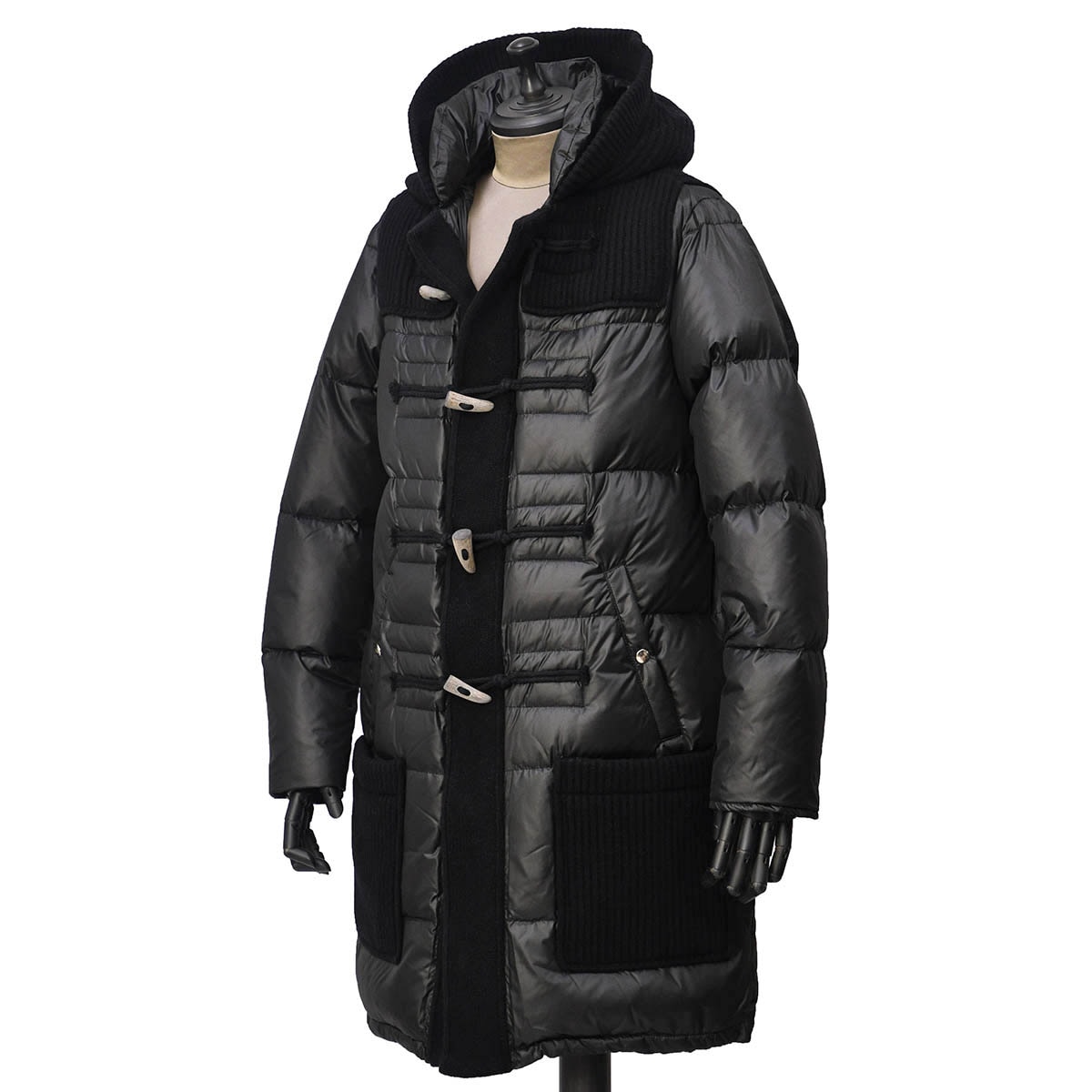 BBR【ビービーアール】ロングダッフルコート LONG 22BB002 261 BLACK