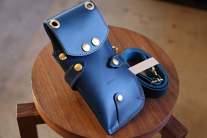 シザーケース本革4丁用 -sea s- |シザーケース専門店｜美容師向け本革