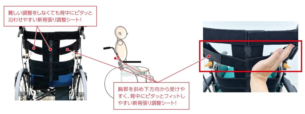 NEXT2-41B ネクストコアⅡ マルチ(介助) 介助ブレーキ付・肘跳ね上げ