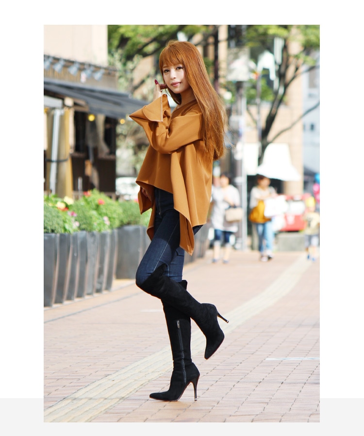 アウトレット】 コメックス ニーハイブーツ ピンヒール ブーツ