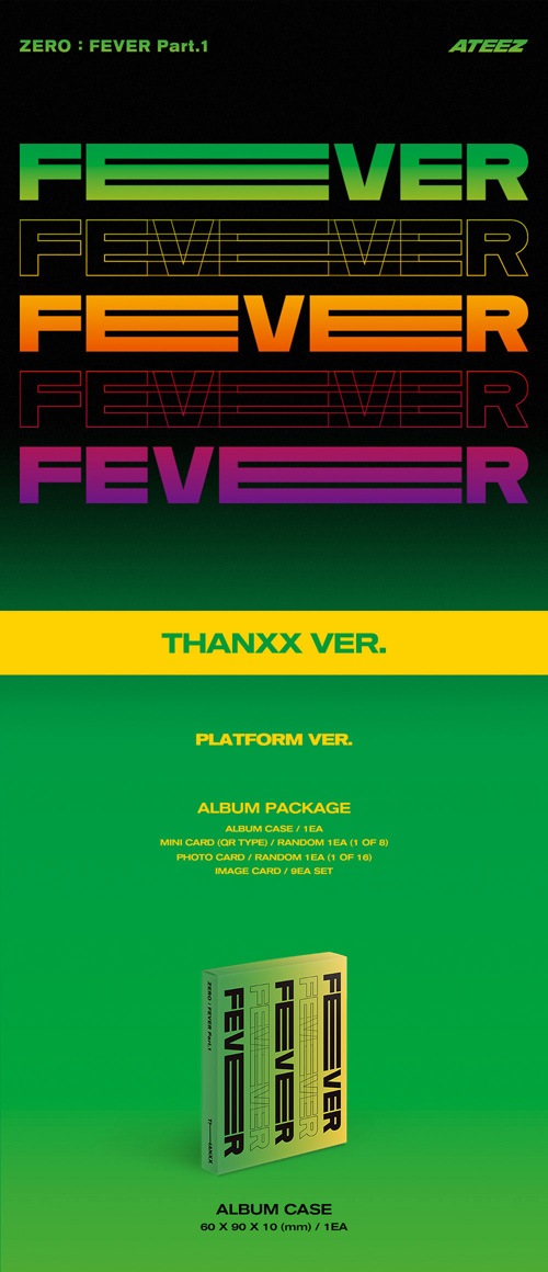 韓国音楽 ATEEZ (エイティーズ) - 5th ミニアルバム 「ZERO : FEVER