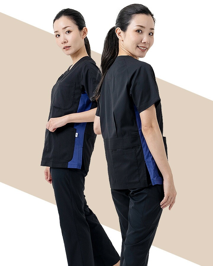 ミズノ スクラブ スクラブ 被りタイプ MZ-0073 男女兼用 半袖 透け防止