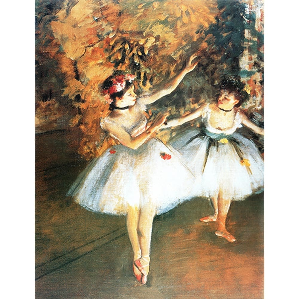 二人のバレリーナ 【15号】 エドガー・ドガ 【 額縁が選べる 額入り