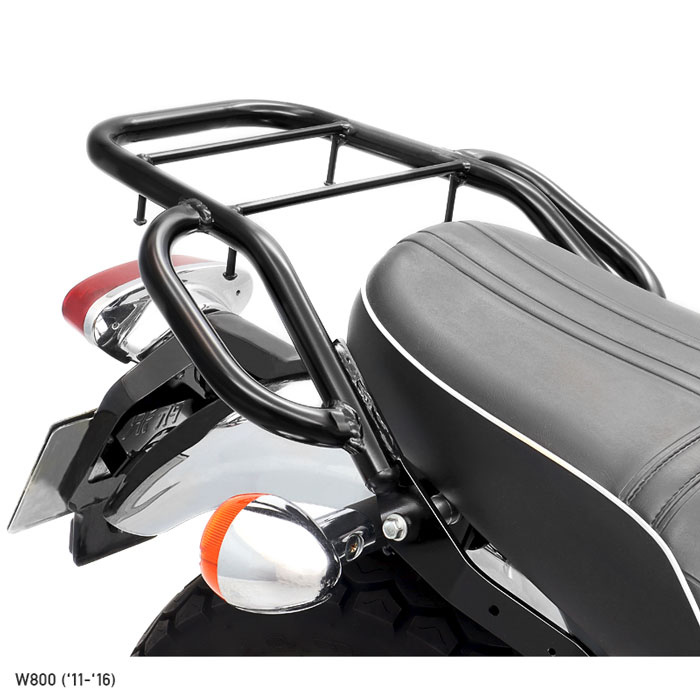 W800 W800 STREET W800 CAFE タンデムグリップ付き リアキャリア