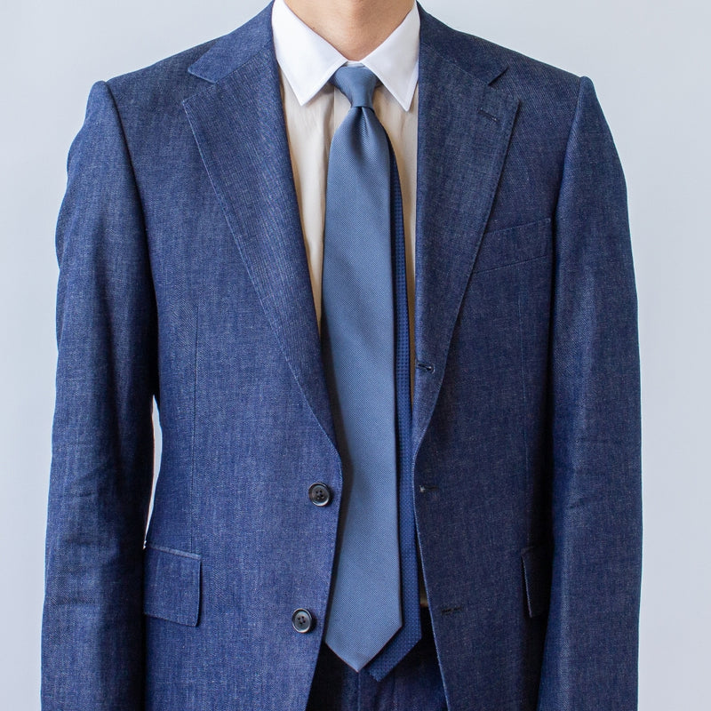 クール＆オネスティ｜リバーシブルソリッドタイ NAVY – giraffe ONLINE