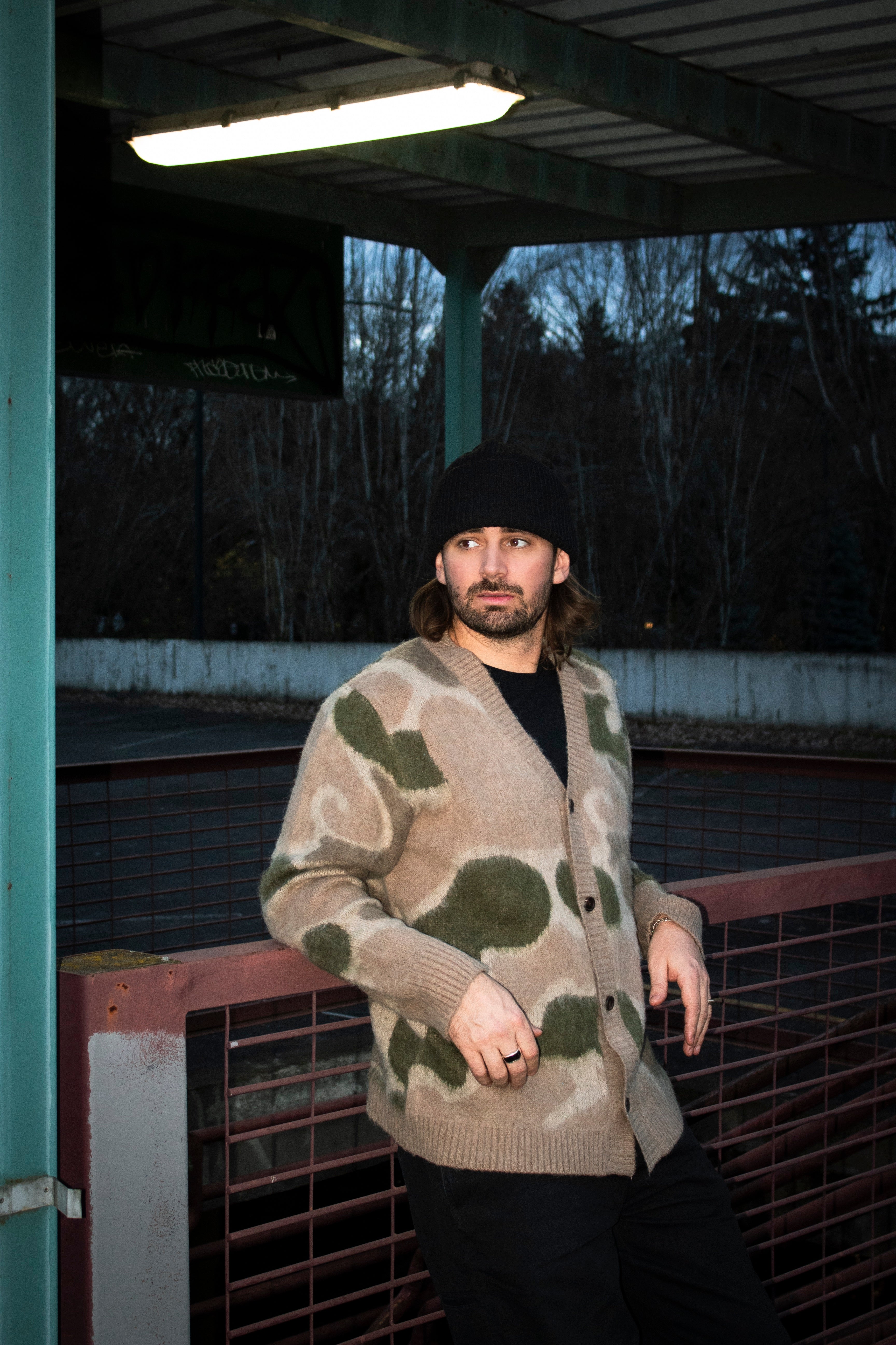 Camo Mohair Cardigan – GOOD DAYS