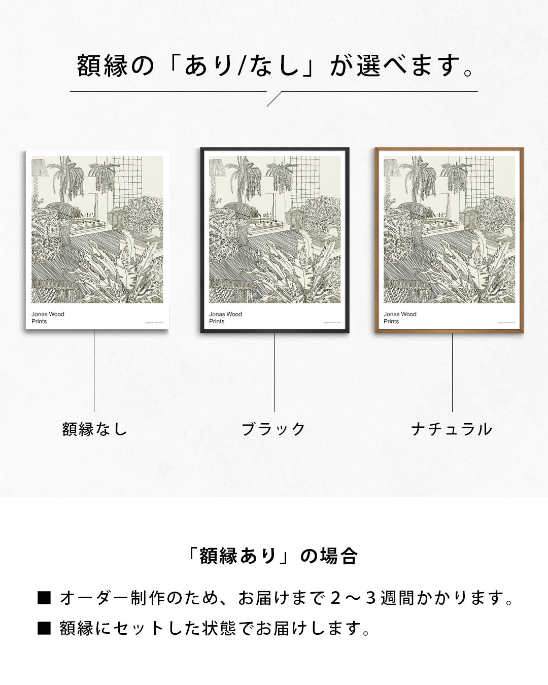 8 Etchings（detail）, 2004ポスター【 Jonas Wood│ジョナス・ウッド