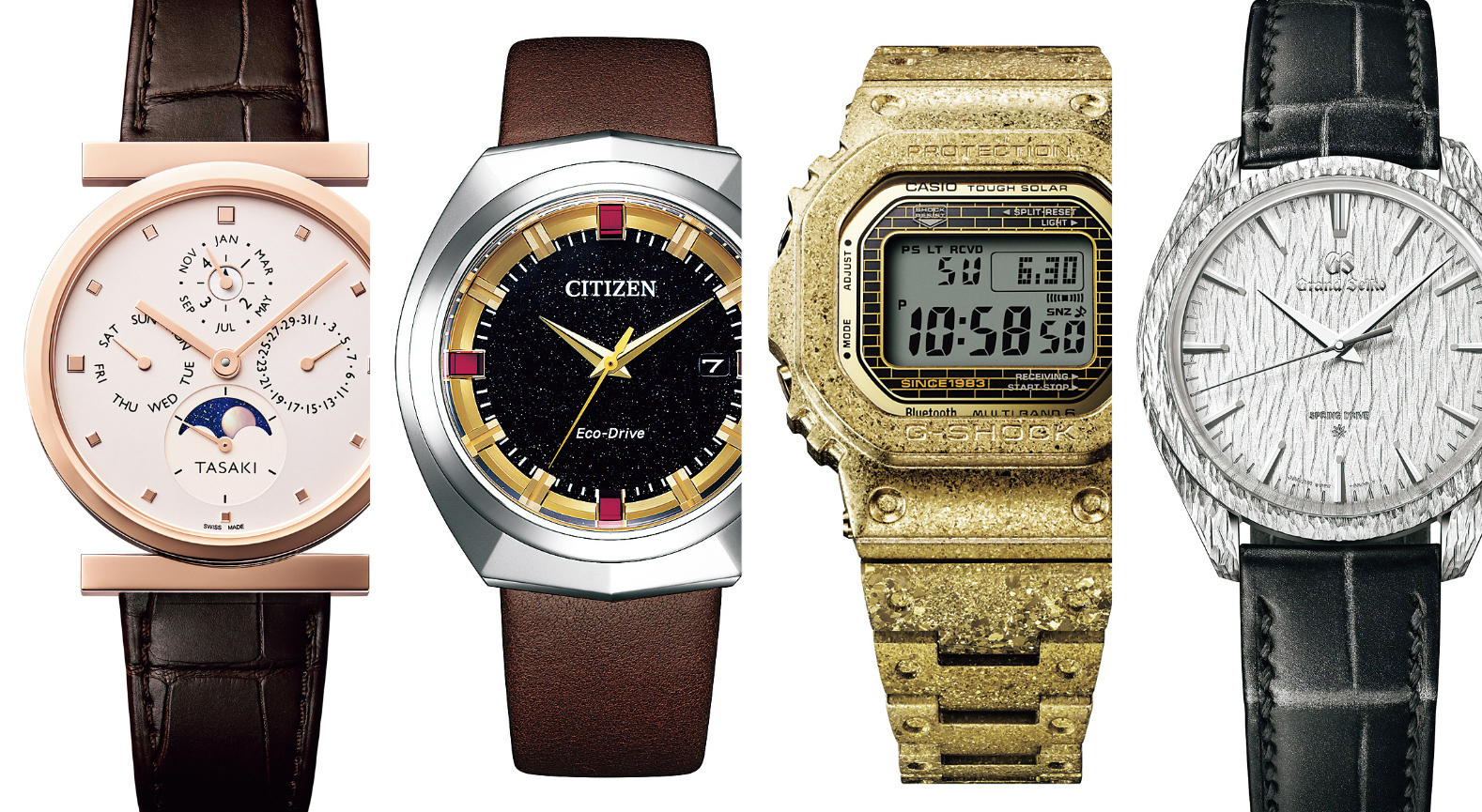 グランドセイコー、Gショック。最旬国産ウォッチ4選 | GOETHE