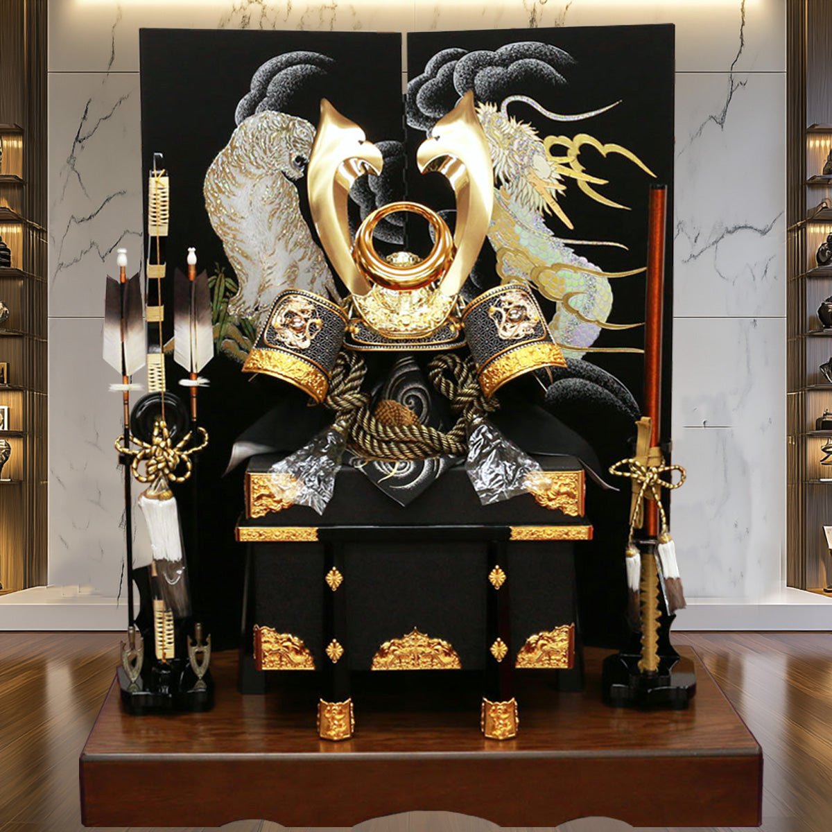 85cm Wide | Wearable Helmet Ornament, Yamato Sun | Wearable Helmet