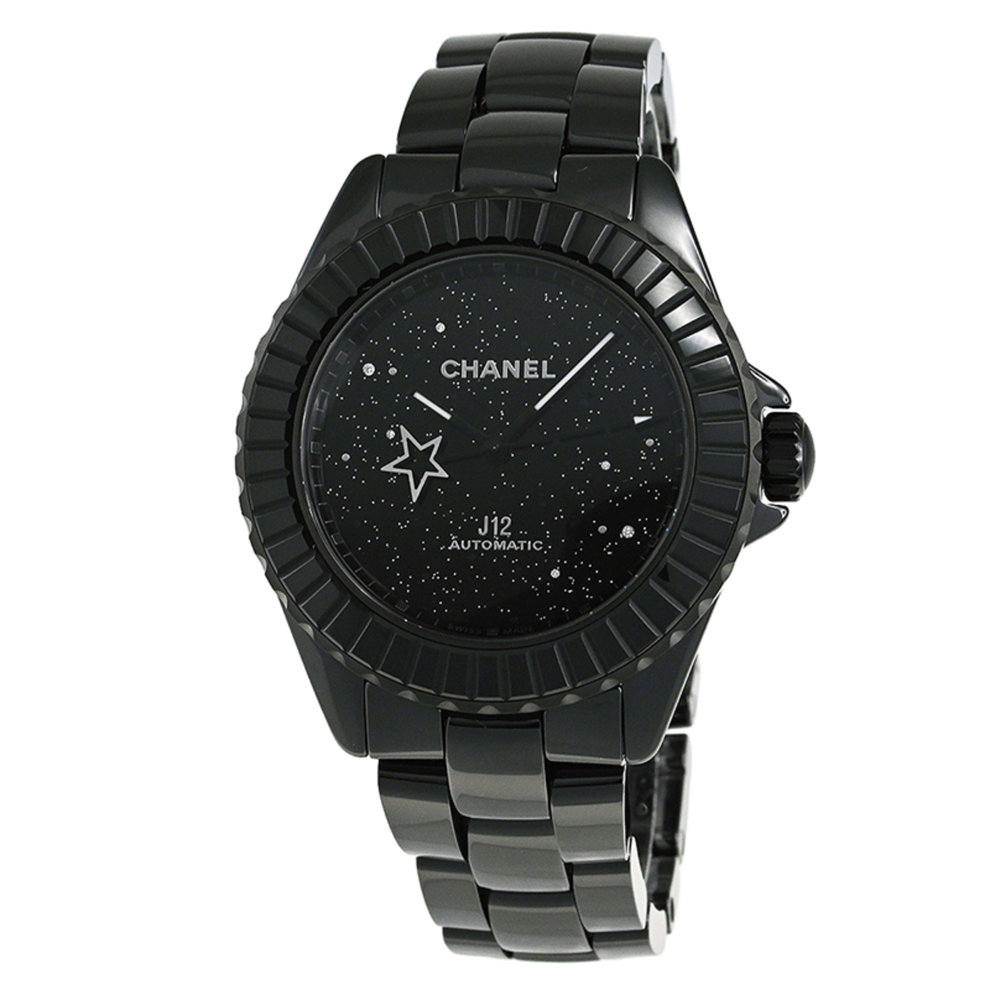 シャネル(Chanel) J12 自動巻き セラミック,ステンレススチール(SS